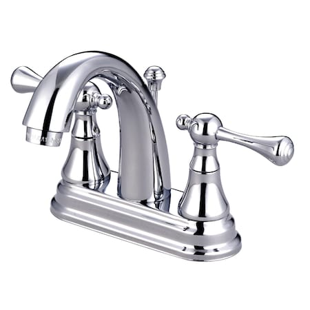 KS7611BL 4 Centerset Bathroom Faucet, Polished Chrome